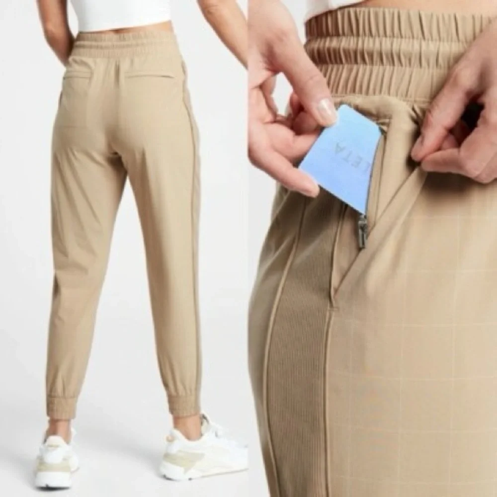athleta brooklyn textured joggers
